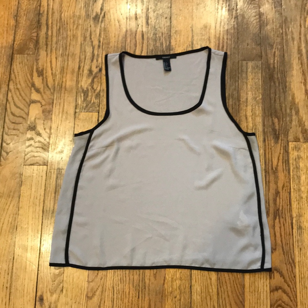 Forever 21 sleeveless silky top. Polyester